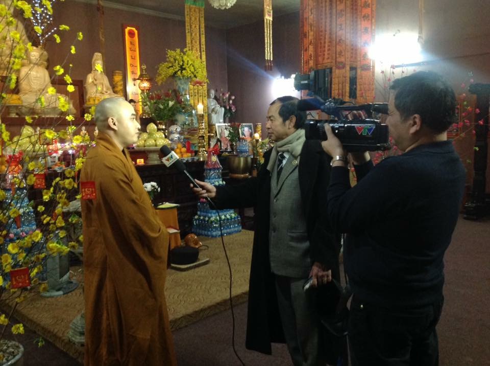 Truyền hình Việt Nam - VTV4 phỏng vấn thầy nhân dịp đầu xuân