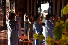 Tu viện Khánh An trang nghiêm tổ chức kỷ niệm  ngày vía Đức Quan Thế Âm đản sinh 