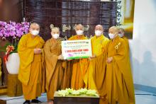Tăng ni, Phật tử Thành phố Hồ Chí Minh chia sẻ khó khăn, mất mát vì COVID-19 với nhân dân Ấn Độ