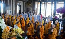 Trang nghiêm lễ tưởng niệm Hoà thượng Thích Giác Đạo viên tịch lần thứ 25