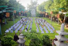 Tổng hợp hình ảnh các thời khóa sinh hoạt trong khóa tu Sống Tỉnh Thức lần thứ 86