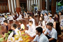 Khai mạc khoá tu Hoa Phượng Đỏ và pháp thoại "Bốn Cái Học"