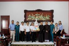 Các đoàn đến Kính mừng Đại lễ Phật đản PL. 2562 - 2018 Tu viện Khánh An. 