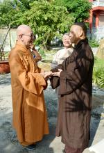 HOÀ THƯỢNG THÍCH ĐẠT NIỆM THĂM TU VIỆN KHÁNH AN