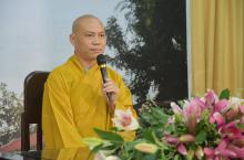 THẦY VIỆN CHỦ THÍCH TRÍ CHƠN GIẢNG PHÁP TẠI CHÙA XÁ LỢI