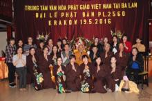 Đại lễ Phật đản PL.2560 tại thành phố Krakow CH. Ba Lan.