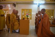 Chư Tăng Quận 12 tác pháp an cư