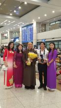 Thầy Trí Chơn đã đến Hàn Quốc 