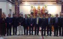 Đoàn đại biểu Hội Hữu nghị Việt Nam -Ba Lan thăm chùa Nhân Hoà.