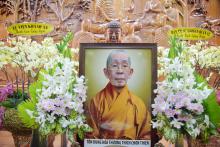 Tu viện Khánh An trang nghiêm tổ chức Lễ tưởng niệm và thọ tang cố Trưởng lão Hòa thượng Thích Chơn Thiện