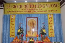 Chùa Nhân Hoà - Ba Lan tổ chức giỗ Quốc tổ Hùng Vương