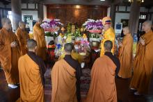 Trang Nghiêm Tổ Chức Lễ Tưởng Niệm Tổ Khai Sáng Tu Viện Khánh An